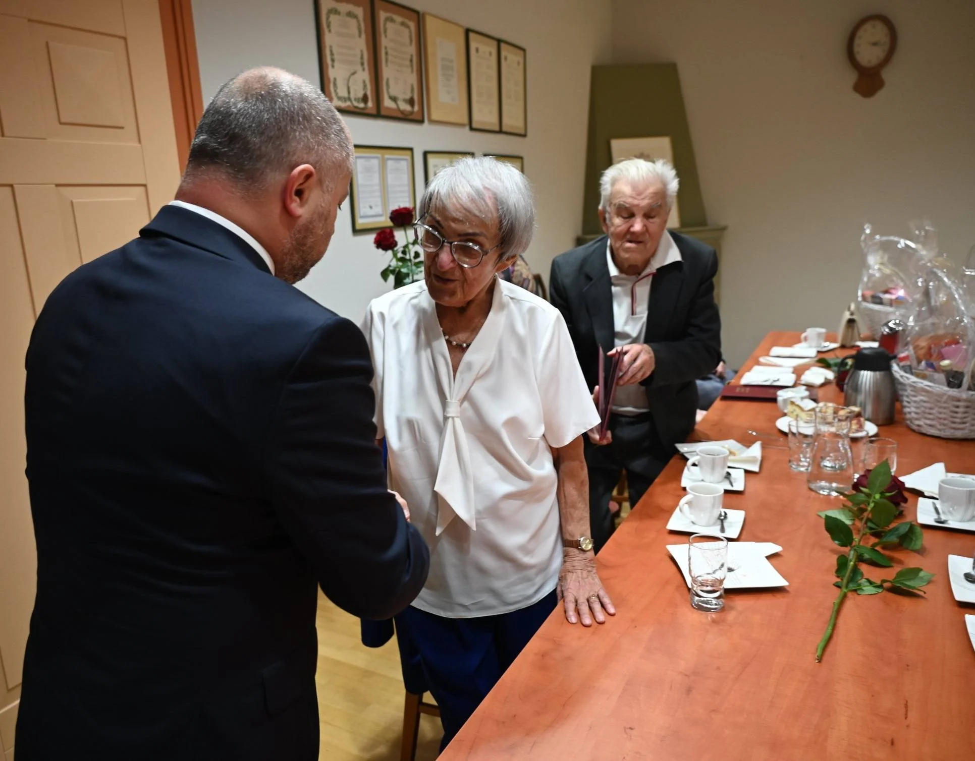 Jubileusze małżeńskie w Rudzie Śląskiej. Pary świętowały 55, 60 i 65 lat razem / fot. Michał Pierończyk FB