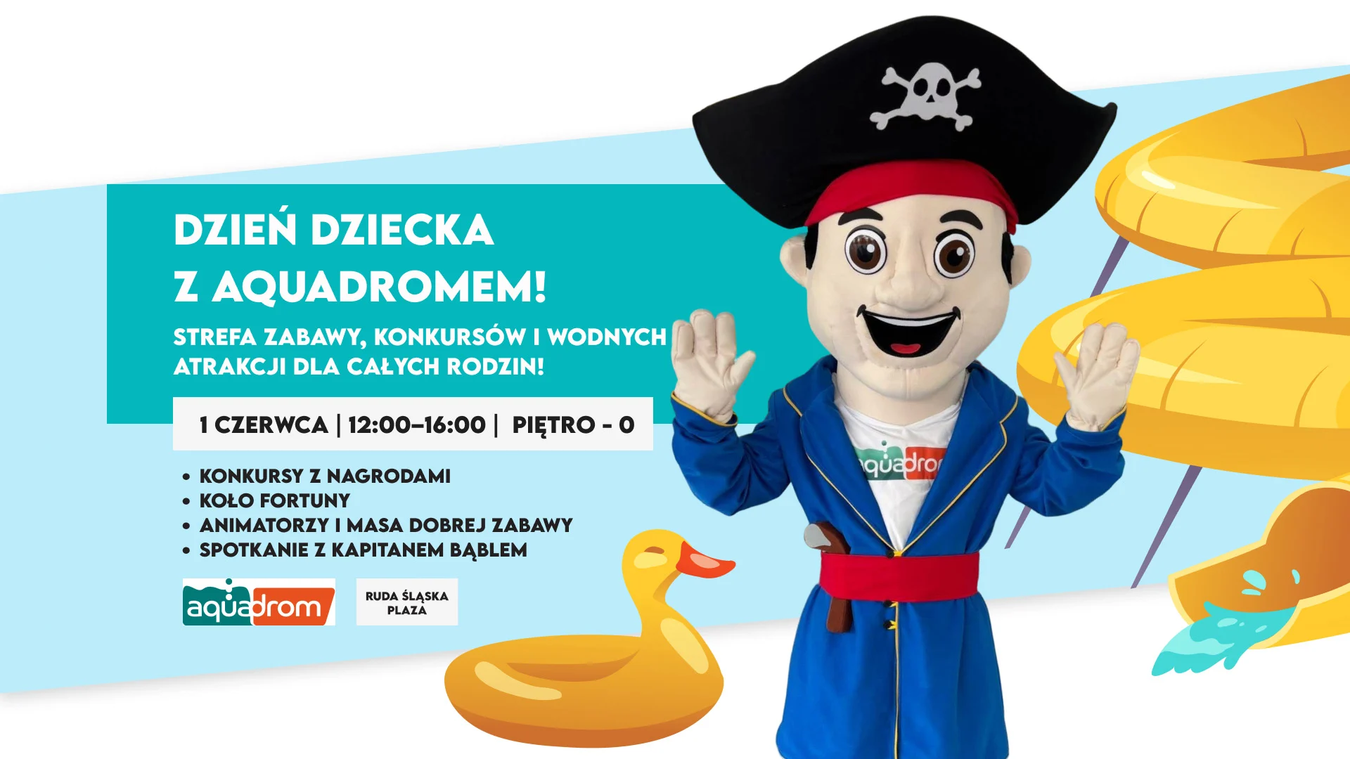 Dzień Dziecka z Aquadromem w centrum Plaza Ruda Śląska