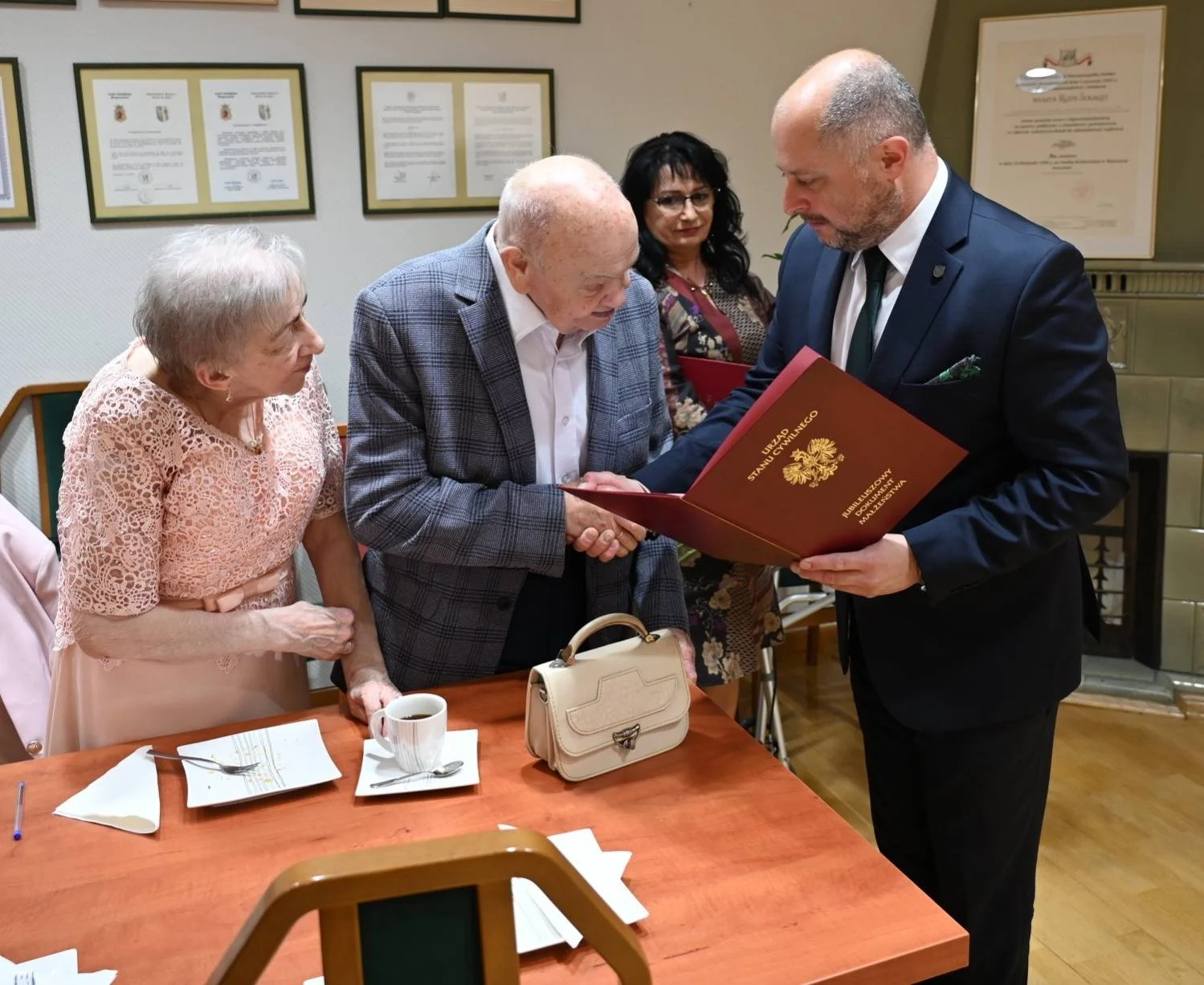 Jubileusze małżeńskie w Rudzie Śląskiej. Pary świętowały 55, 60 i 65 lat razem / fot. Michał Pierończyk FB