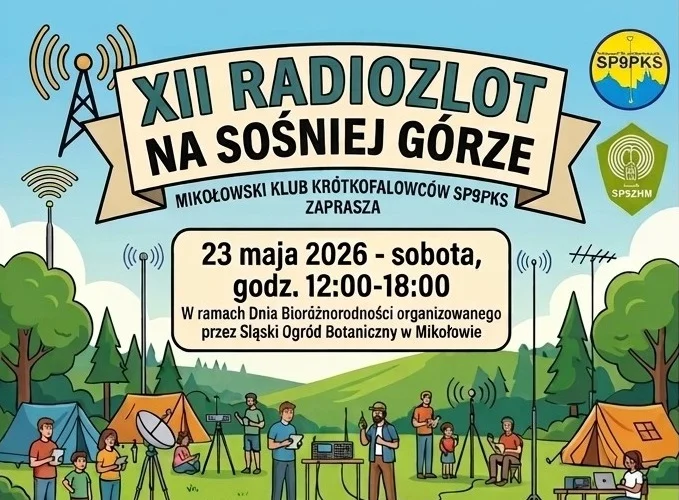 Łączność przez satelitę, ISS i radiowa gra dla dzieci. Radiozlot wraca na Sośnią Górę