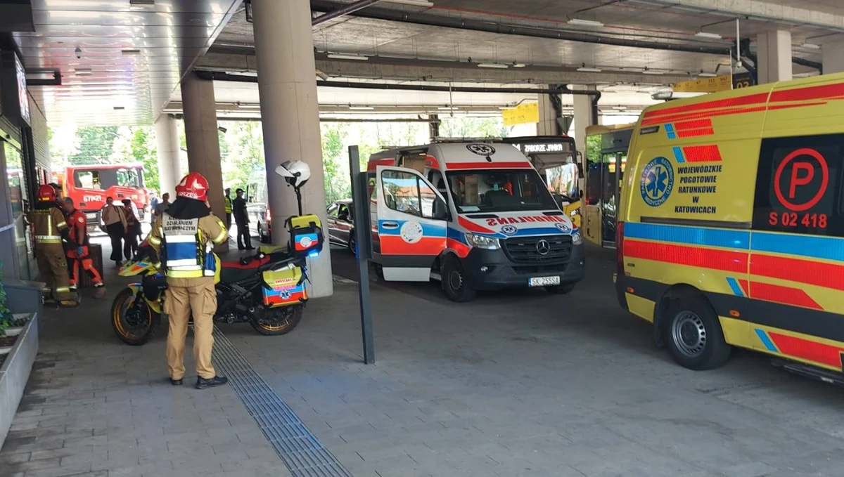 Gwałtowne hamowanie autobusu w Zabrzu. W środku było 37 przedszkolaków