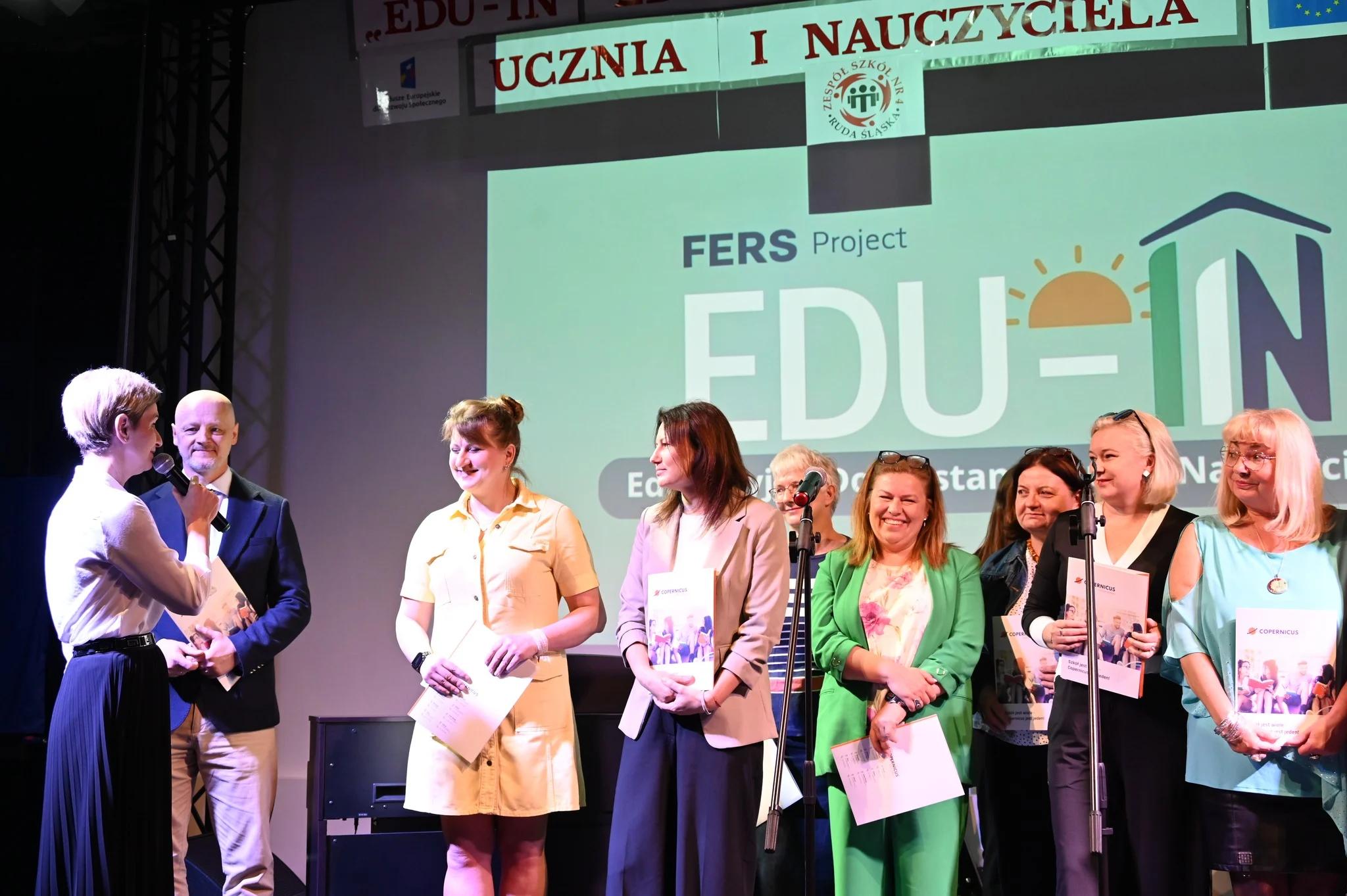 Projekt EDU-IN w Rudzie Śląskiej podsumowany w Stacji Biblioteka / fot. Anna Krzysteczo FB