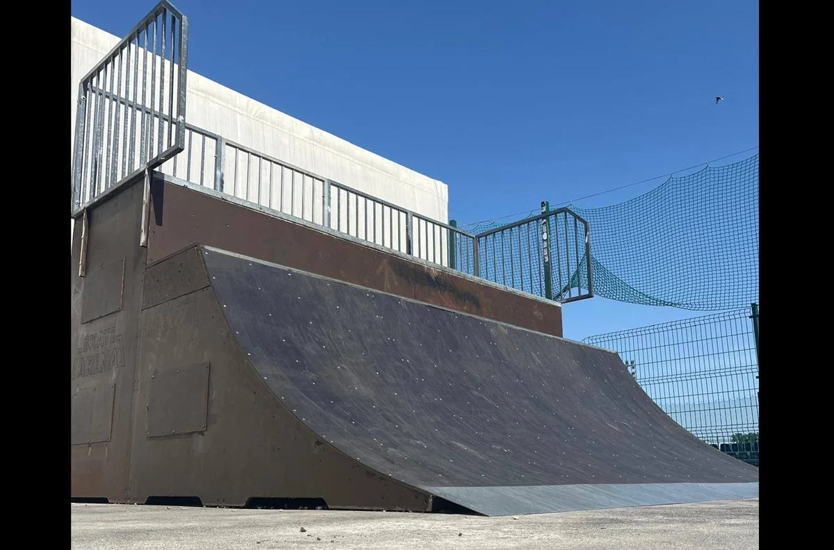 Rampa w skateparku OSiR Skałka znów dostępna. Zakończono pierwszy etap prac
