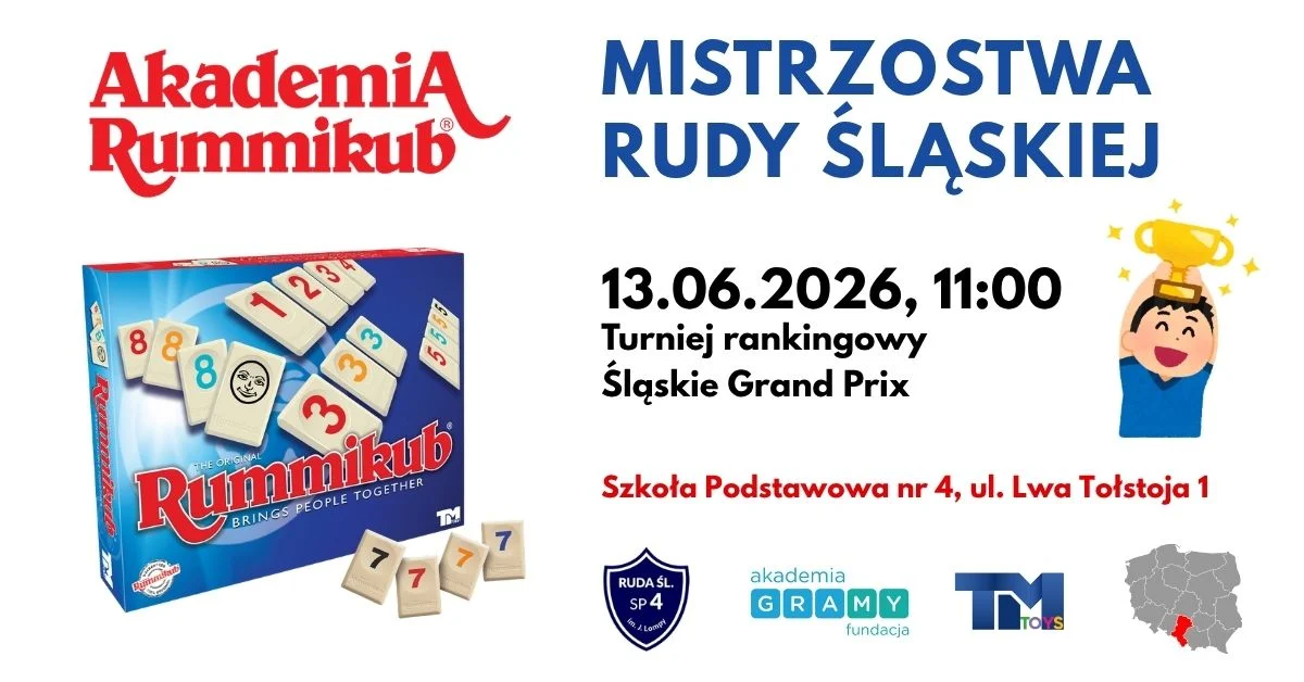 Ruda Śląska będzie gospodarzem turnieju Rummikub