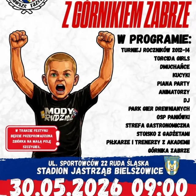 Rudzki Dzień Dziecka z Górnikiem Zabrze w Bielszowicach