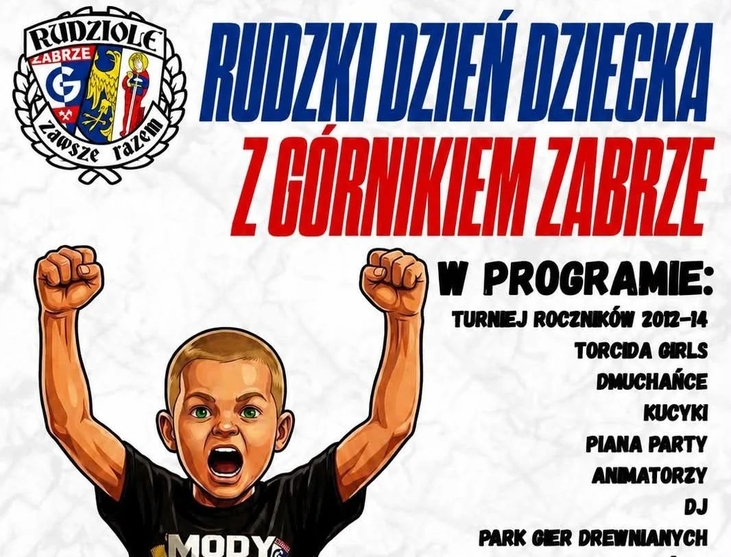 Rudzki Dzień Dziecka z Górnikiem Zabrze już w sobotę. Na miejscu odbędzie się zbiórka dla małej Poli