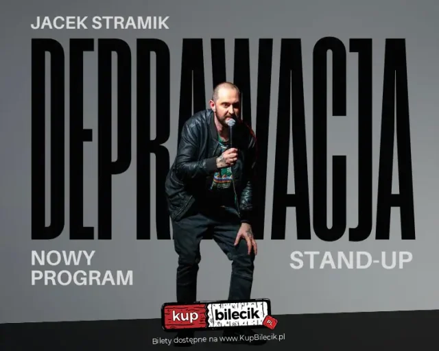 Premiera programu „Deprawacja” – stand‑up Jacka Stramika w Gliwicach