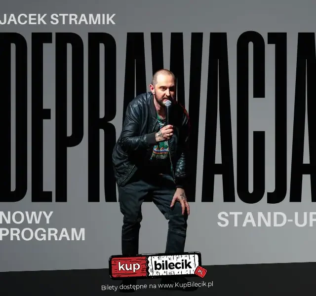 Premiera programu „Deprawacja” – stand‑up Jacka Stramika w Gliwicach