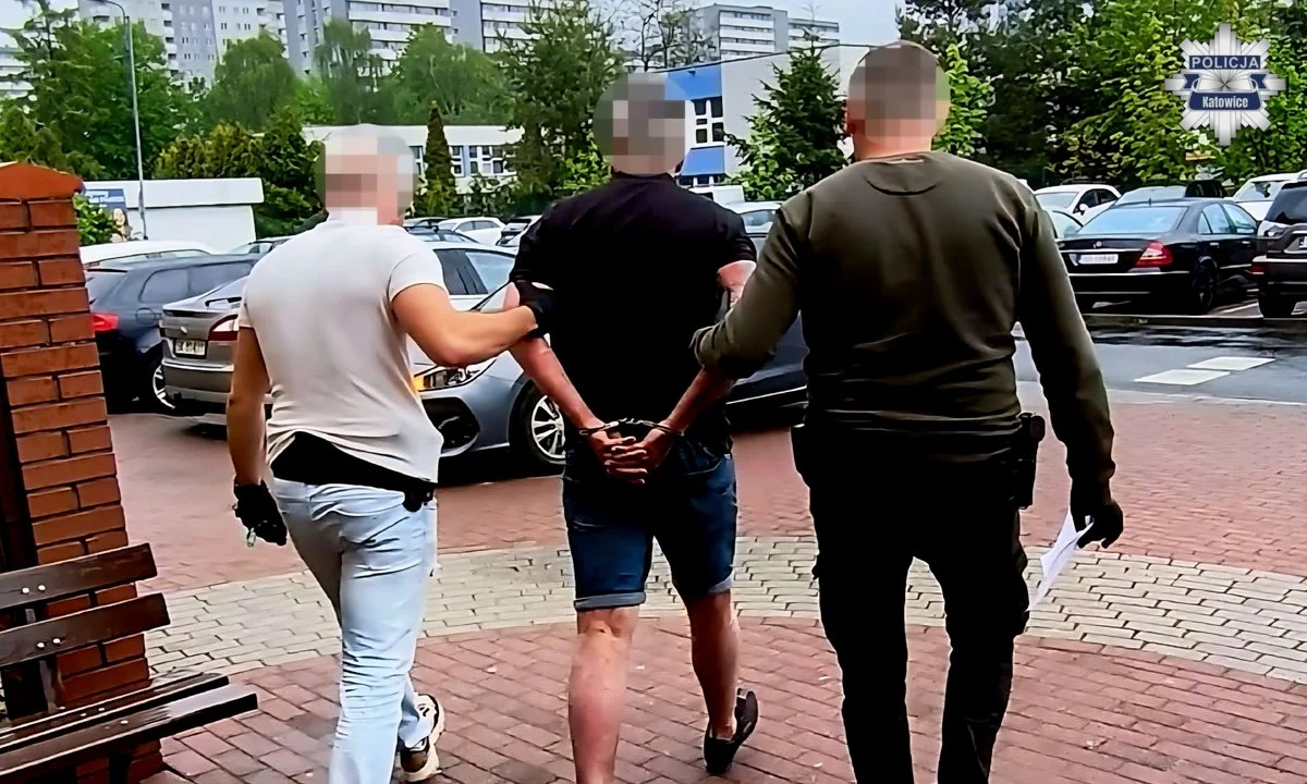 Brutalny atak na przystanku w Katowicach. 34-latek zatrzymany po kilku minutach