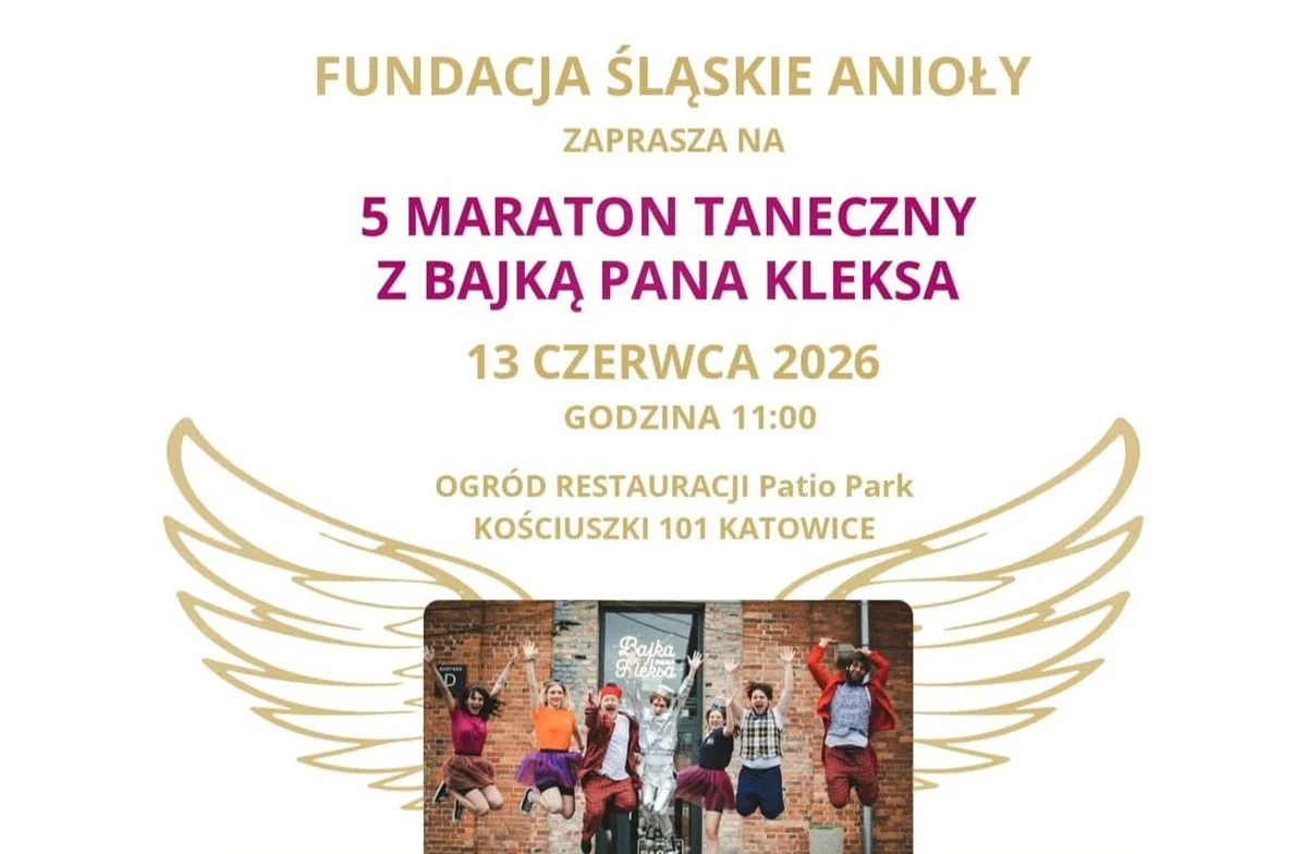 Śląskie Anioły zapraszają na 5. Maraton Taneczny. Cegiełki pomogą podopiecznym