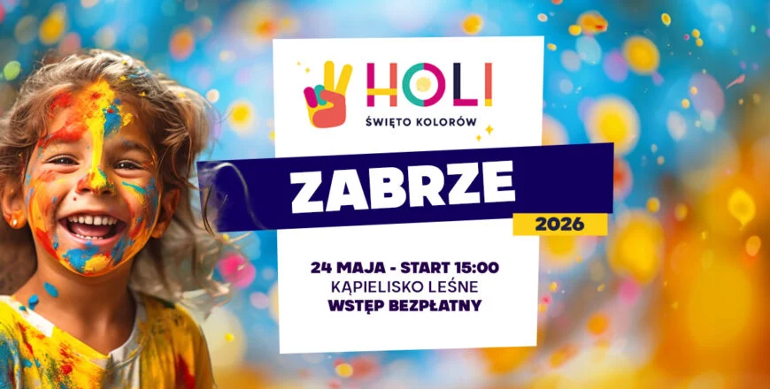 Holi Święto Kolorów wraca do Zabrza