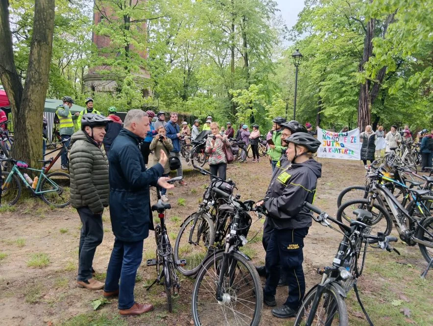 140 lat szpitala. Rybnik na rowerach dla zdrowia psychicznego. /fot. Straż Miejska Rybnik