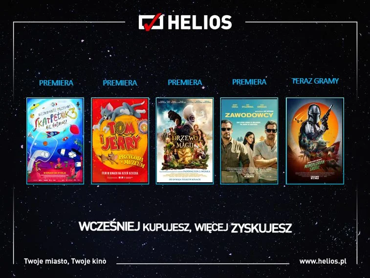 Moc różnorodnych nowości kinach Helios