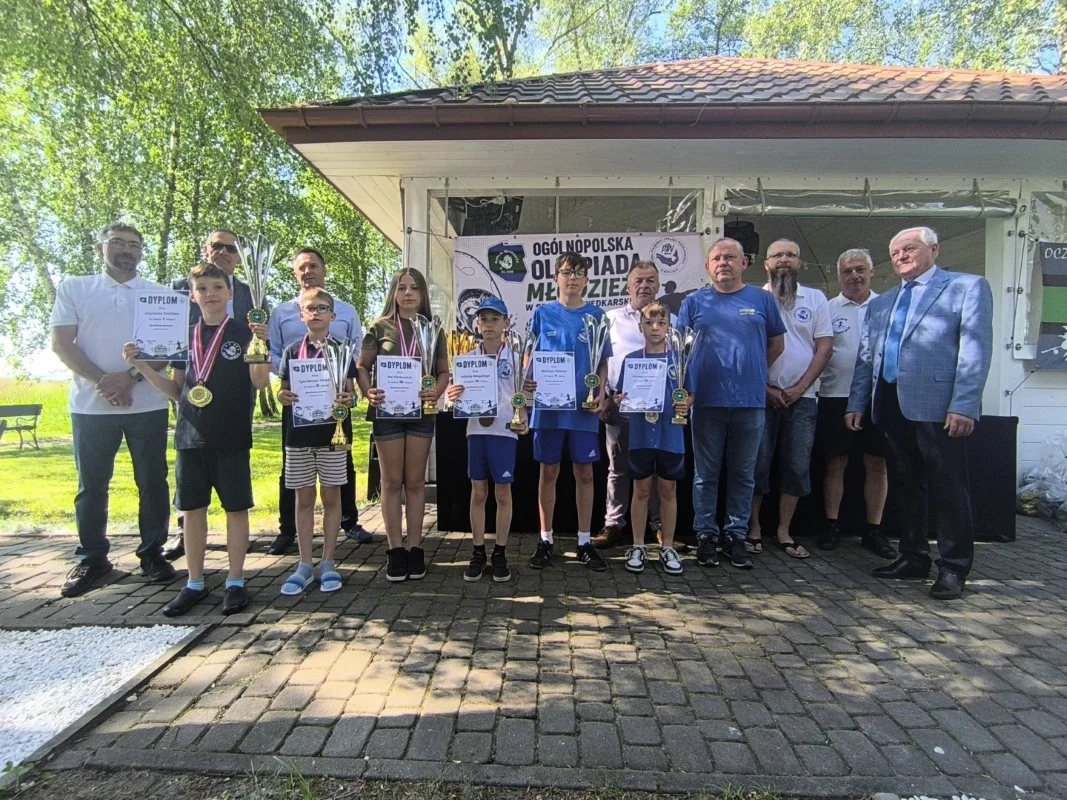 Młodzi wędkarze z Bytomia z medalami na Ogólnopolskiej Olimpiadzie Letniej / fot. Koło Wędkarskie PZW nr 3 w Bytomiu