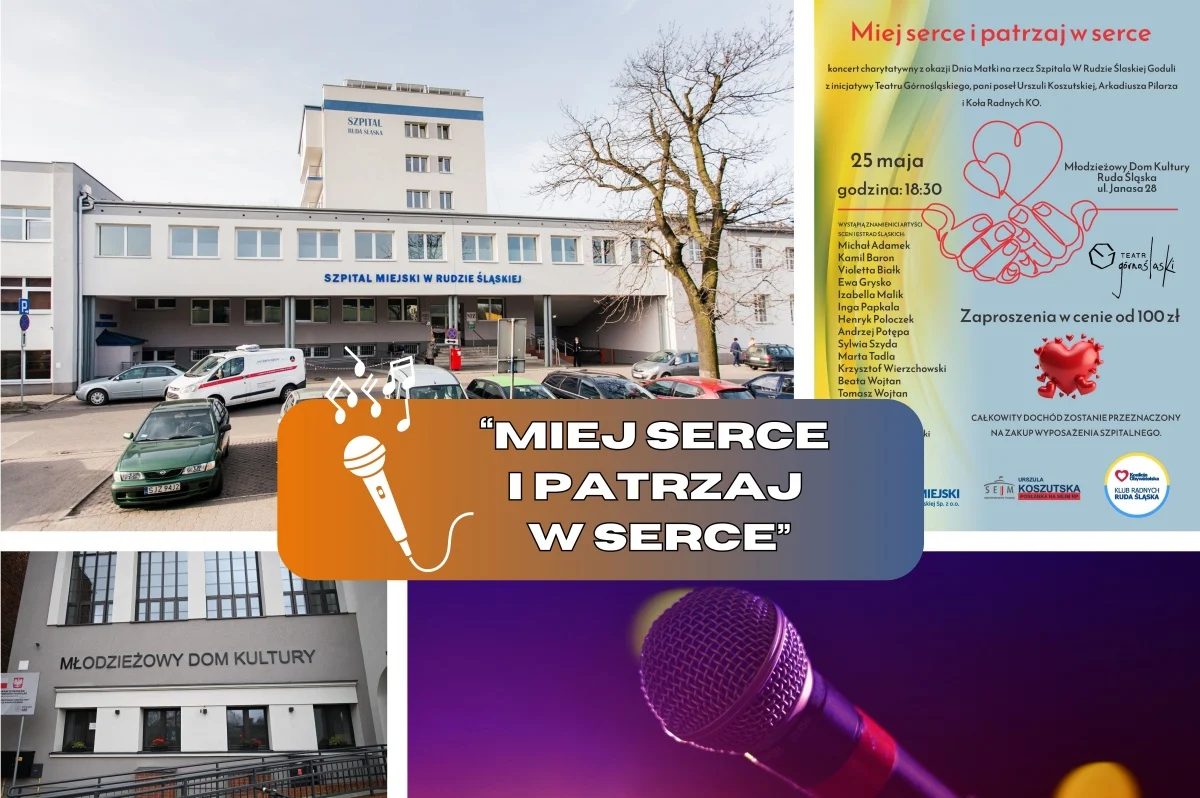 Ruda Śląska: charytatywny koncert dla szpitala w Goduli. „Miej serce i patrzaj w serce” już 25 maja