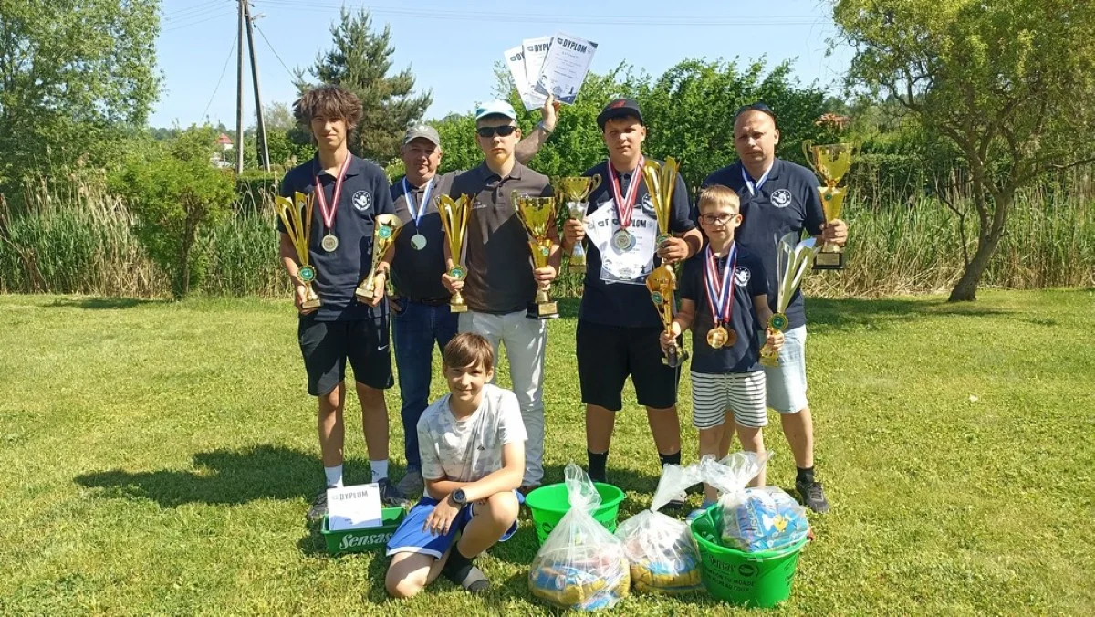 Młodzi wędkarze z Bytomia z medalami na Ogólnopolskiej Olimpiadzie Letniej