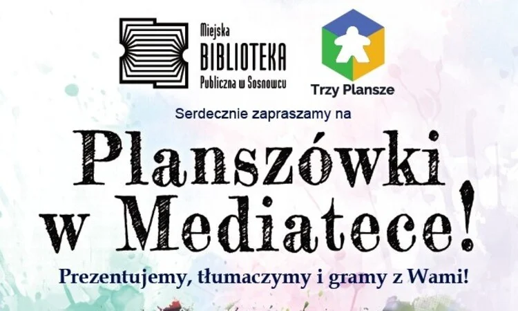 Planszówki wracają do Zagłębiowskiej Mediateki. Wstęp wolny dla każdego