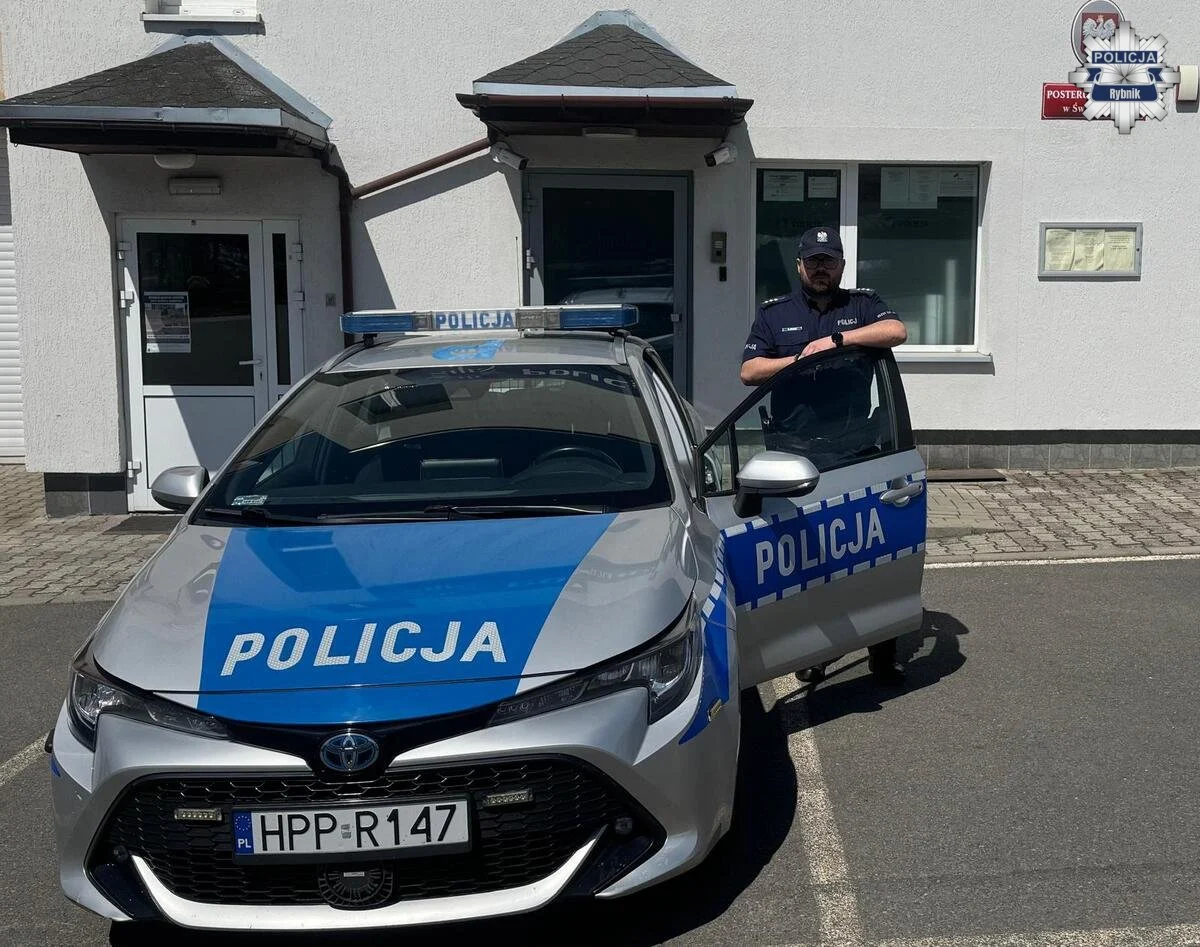 Policjant ratuje życie 22-latka w Świerklanach - błyskawiczna interwencja