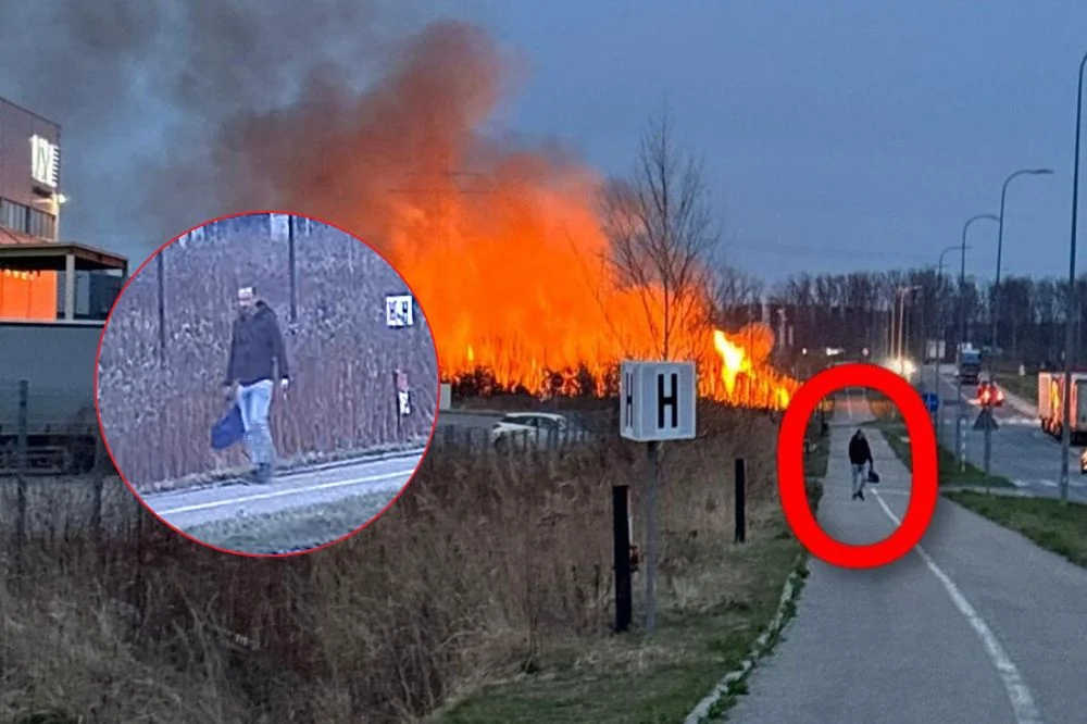 Pożar przy ulicy Donnersmarcka w Zabrzu. Policja prosi o pomoc w ustaleniu sprawcy