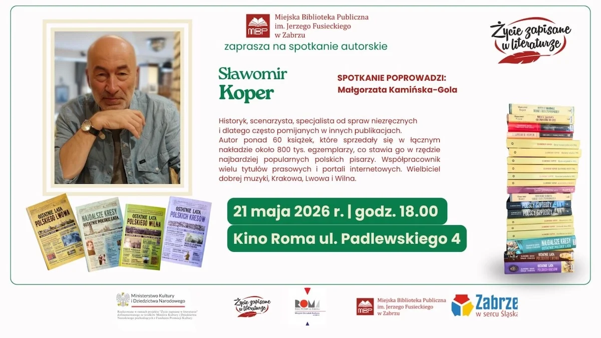 Spotkanie autorskie ze Sławomirem Koprem w Zabrzu