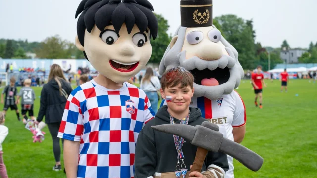 Kiepska pogoda nie odstraszyła mieszkańców. Rudzki Dzień Dziecka z Górnikiem w Bielszowicach
