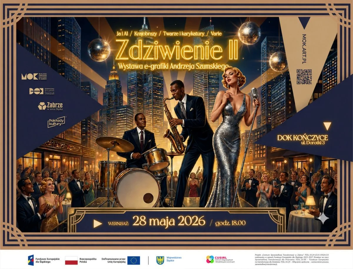 Wystawa e-grafiki Andrzeja Szumskiego w DOK Kończyce