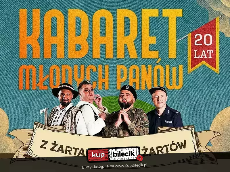 Kabaret Młodych Panów w Wodzisławiu Śląskim – jubileuszowy program „Z żartami nie ma żartów” / fot. organizatora