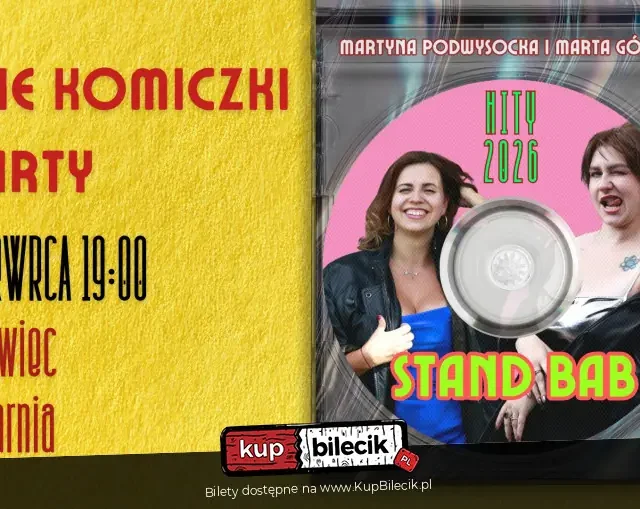 Stand-up Martyny Podwysockiej i Marty Górniak w sosnowieckiej Księgarni