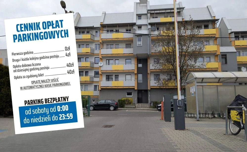Szlabany wracają na parkingi przy Urzędzie Miasta. W weekendy postój będzie darmowy