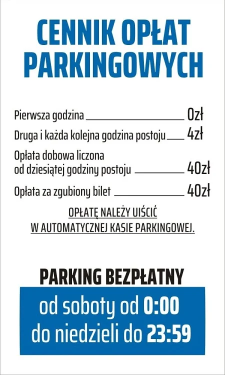 Szlabany wracają na parkingi przy Urzędzie Miasta. W weekendy postój będzie darmowy / fot. UM Piekary Śląskie