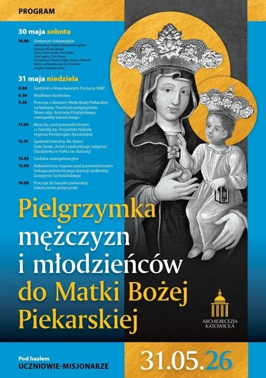 Pielgrzymka Mężczyzn i Młodzieńców do Piekar Śląskich. Program i utrudnienia w ruchu / fot. UM Piekary Śląskie