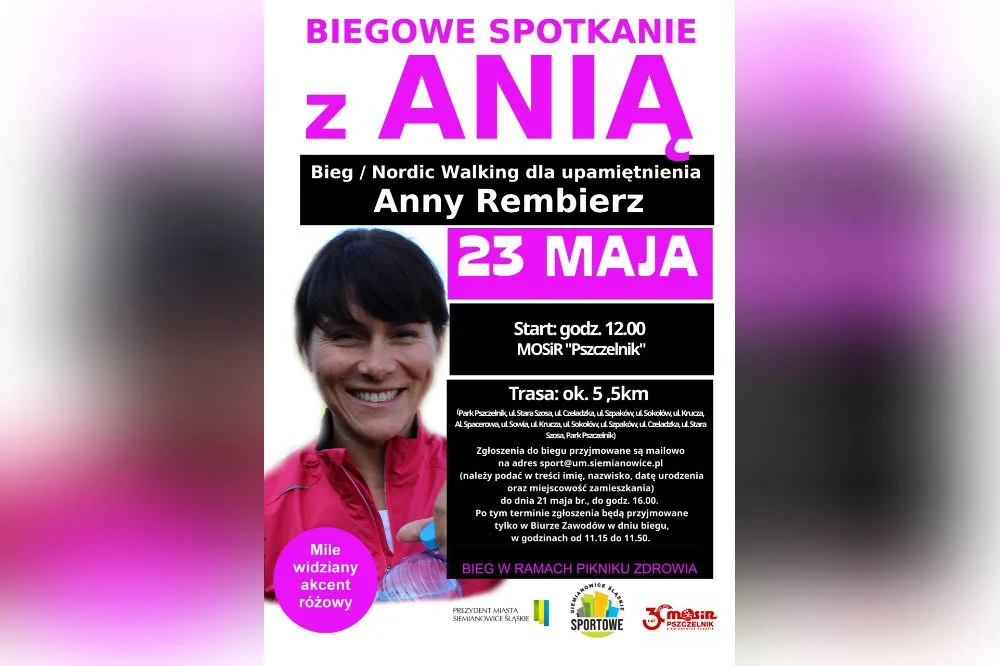 „Biegowe Spotkanie z Anią”. Pamięć o Annie Rembierz w Siemianowicach