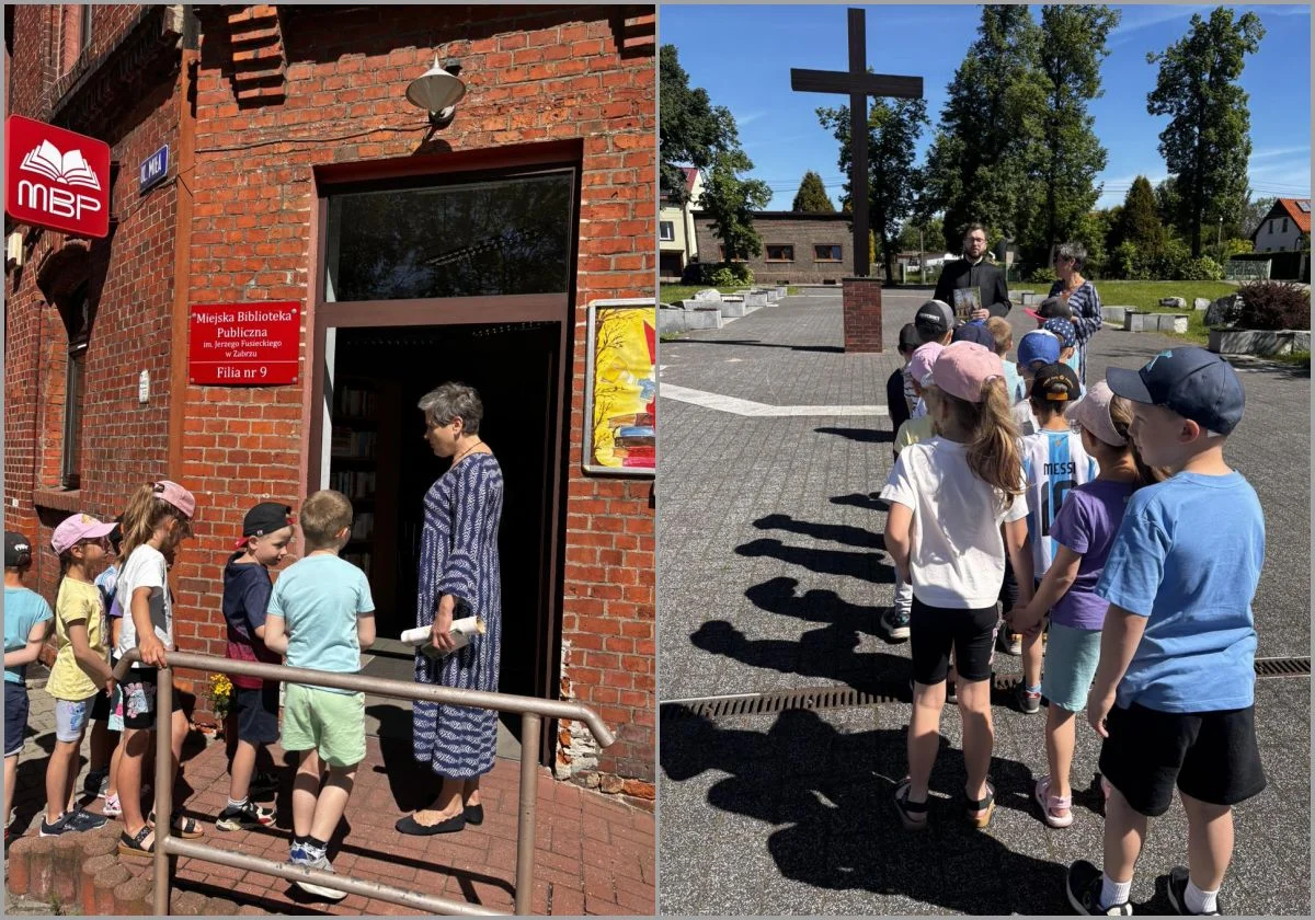 Przedszkolaki ruszyły na rajzę po Kończycach
