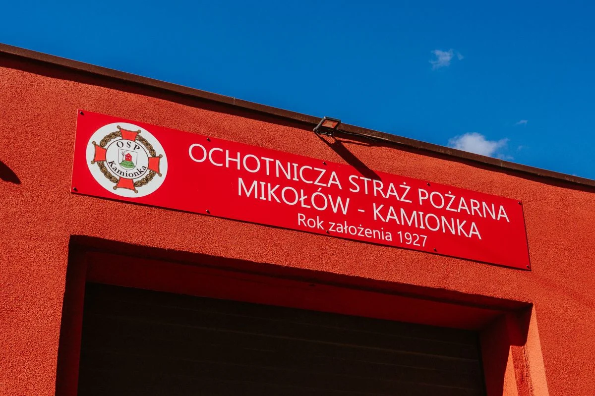 Nowa remiza dla OSP Mikołów-Kamionka staje się faktem / fot. Mateusz Handel FB