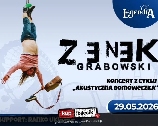 Zenek Grabowski akustycznie w Legendii Śląskim Wesołym Miasteczku