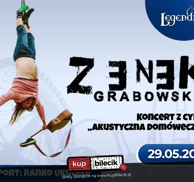 Zenek Grabowski akustycznie w Legendii Śląskim Wesołym Miasteczku