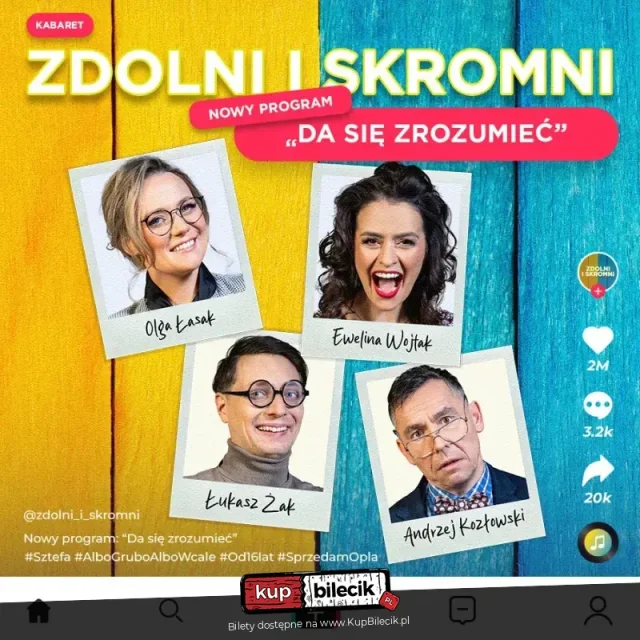 Zdolni i Skromni w Gliwicach – premierowy program „Da się zrozumieć”