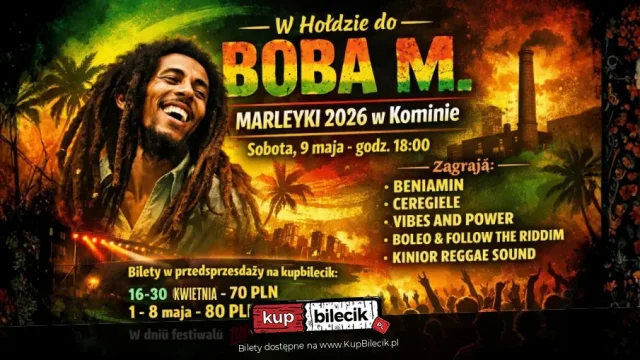 Marleyki 2026 w Sosnowcu – wieczór reggae w Komin Music Cafe