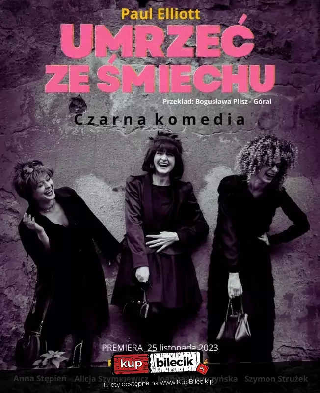 „Umrzeć ze śmiechu” w Katowicach – komedia Teatru Gry i Ludzie na Scenie Gliwickiej 120 / fot. organizatora