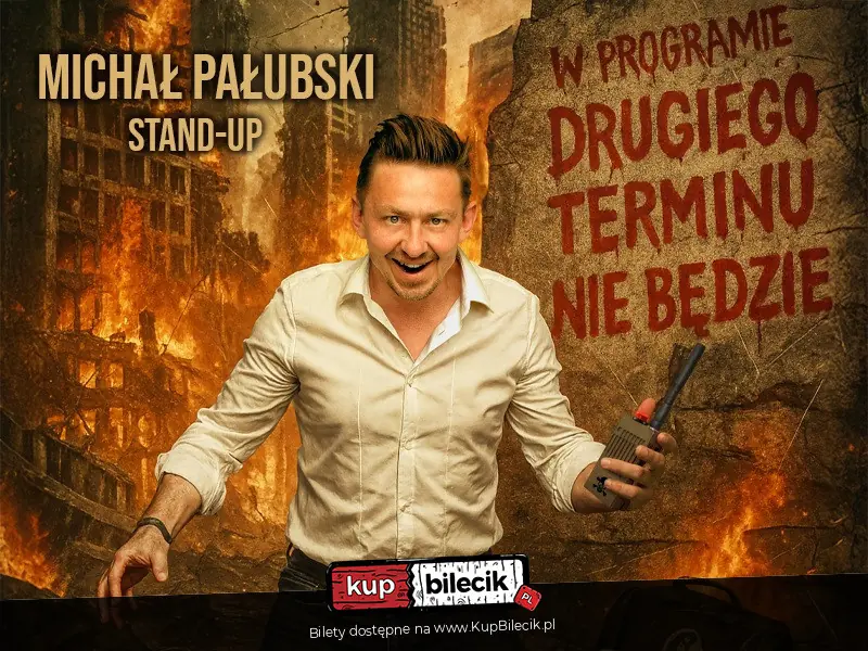 Michał Pałubski w Gliwicach – stand‑up „Drugiego terminu nie będzie” w City Rock / fot. organizatora