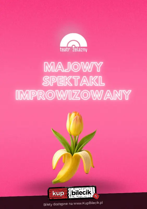 Majowy Spektakl Improwizowany w Katowicach – wiosenna improwizacja na scenie Teatru Żelaznego / fot. organizatora