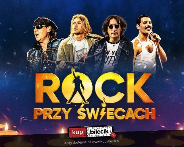 „Rock przy świecach” w Teatrze Ziemi Rybnickiej – akustyczne aranżacje rockowych klasyków
