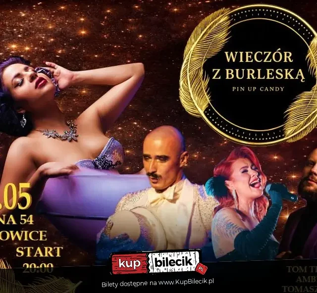 „Wieczór z burleską by Pin Up Candy” na Scenie54 w Katowicach