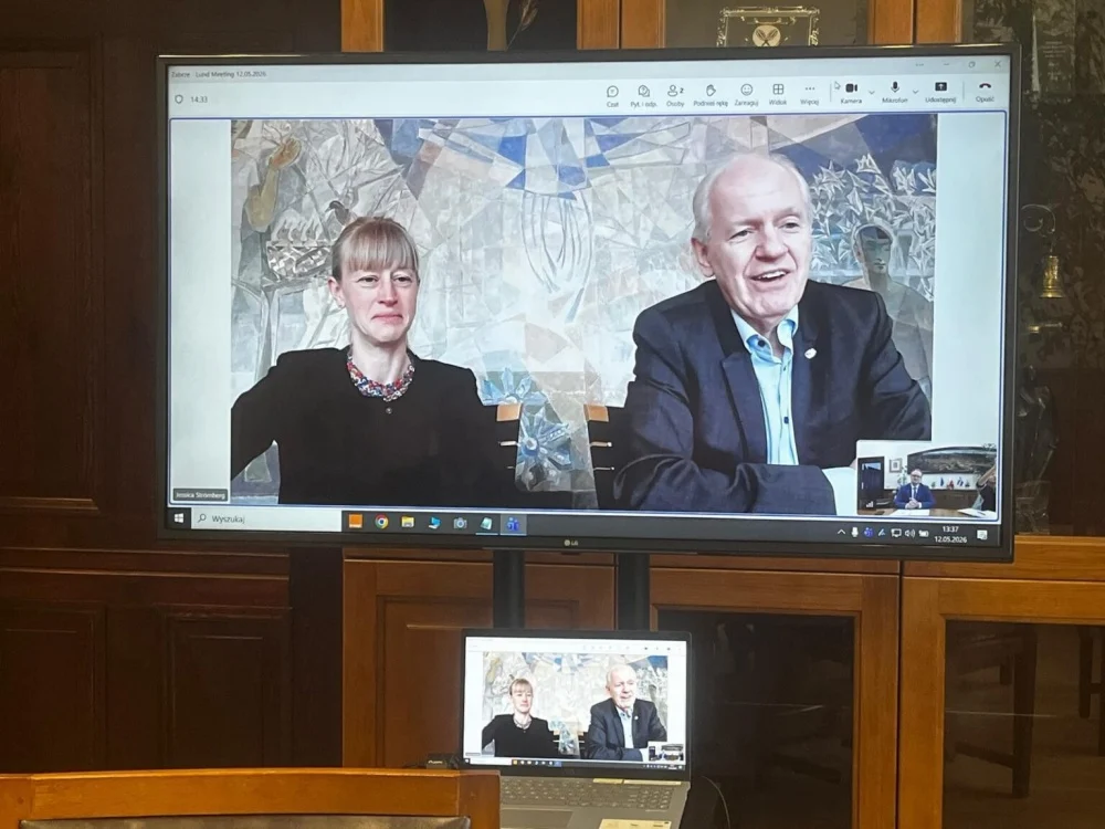 Wideokonferencja partnerów z Lund i Zabrza