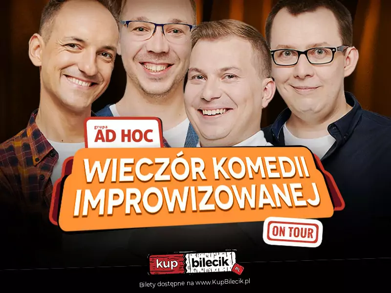Grupa AD HOC w Katowicach – „Wieczór Komedii Improwizowanej” / fot. organizatora