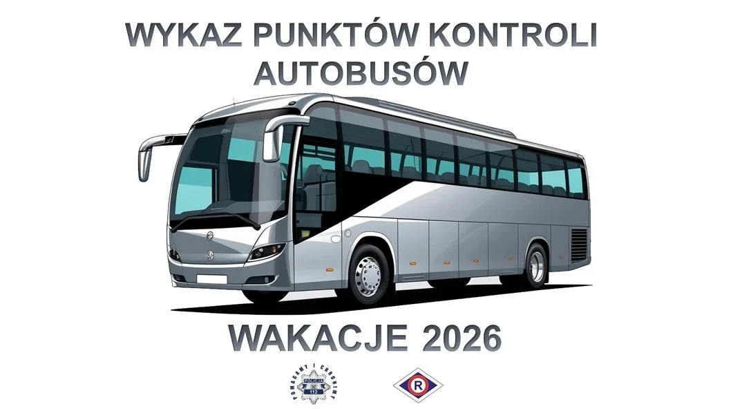 Autokar na kolonie pod lupą policji. Jest wykaz punktów kontroli