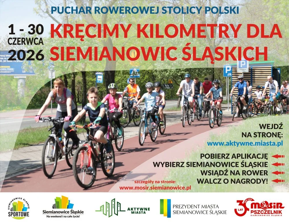 Rowerzyści, czas na start! Siemianowice Śląskie walczą o kilometry