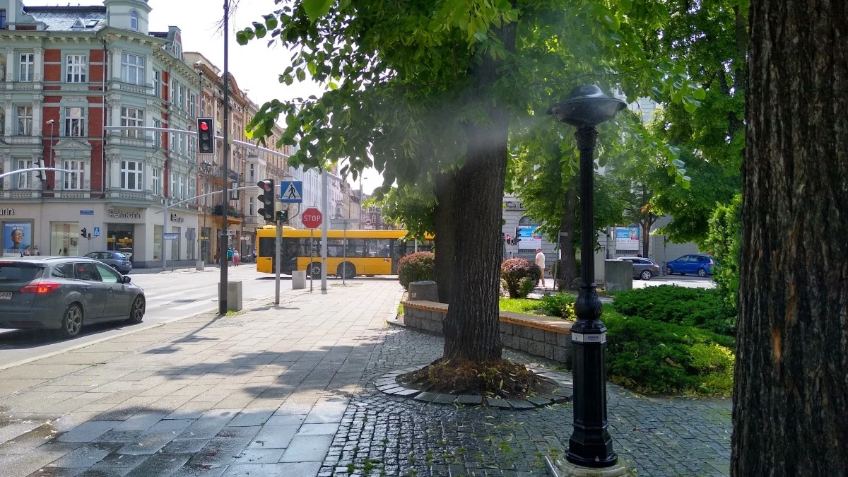 Kurtyny wodne w Gliwicach już działają. Tu można schłodzić się w upały