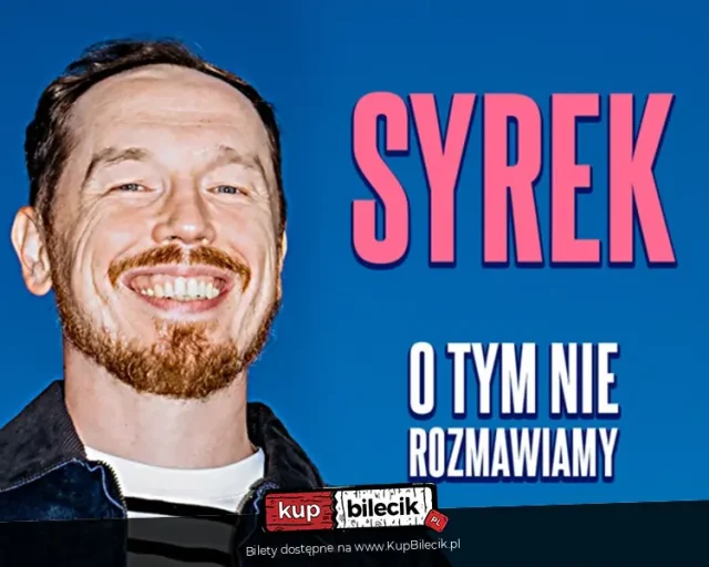Antoni Syrek‑Dąbrowski z programem „O tym nie rozmawiamy” w Katowicach