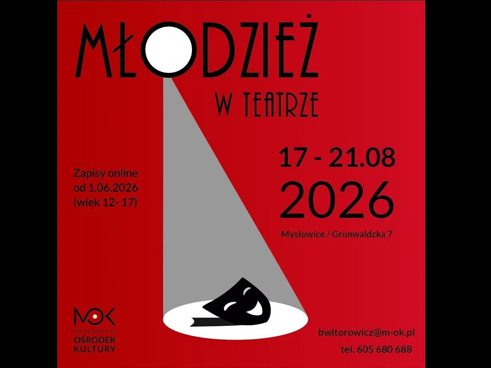 MOK szuka młodych talentów. W sierpniu odbędą się warsztaty „Młodzież w Teatrze”